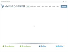 Tablet Screenshot of mypinpointgolf.com
